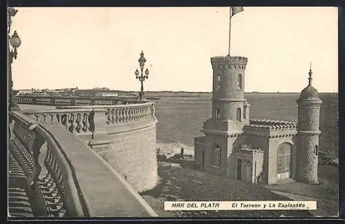 AK Mar del Plata, El Torreon y La Esplanada