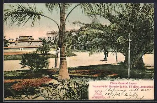 AK Rosario de Sta. Fé, Plaza General Lopez