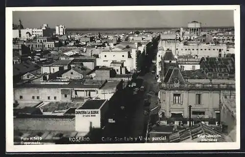 AK Rosario, Calle San Luis y Vista parcial