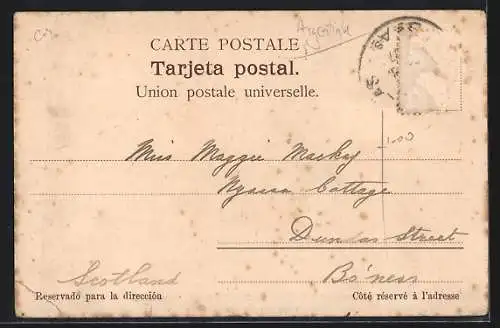 AK Rosario de Sta. Fé, Paisaje en la Isla del francés