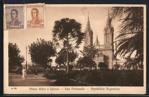 AK San Fernando, Plaza Mitre e Iglesia