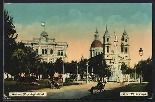 AK Rosario, Plaza 25 de Mayo