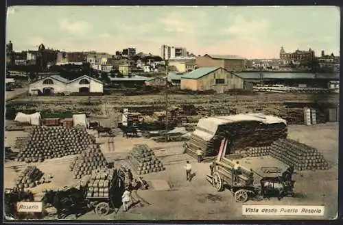 AK Rosario, Vista desde Puerto Rosario