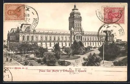 AK Rosario, Plaza San Martin y Tribunales