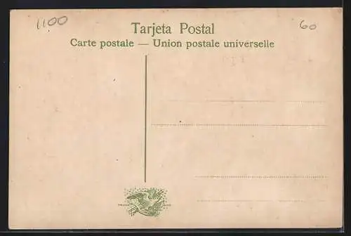 AK Azul /Buenos Aires, Plaza Colón