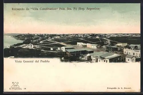 AK Pueblo /Sta. Fé, Recuerdo de Villa Constiticon