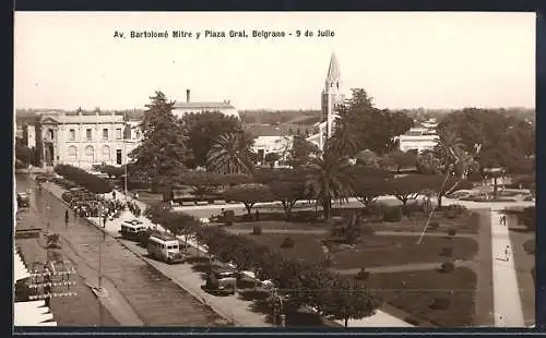 AK 9 de Julio, Av. Bartolomé Mitre y Plaza Gral. Belgrano