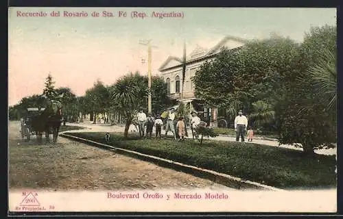AK Rosario de Sta. Fé, Boulevard Orono y Mercado Modelo