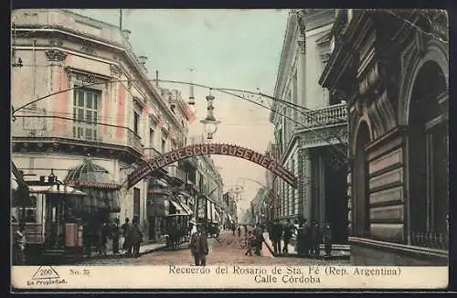 AK Rosario de Sta. Fé, Calle Córdoba