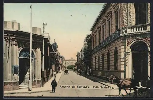 AK Rosario de Santa-Fé, Calle Santa-Fé
