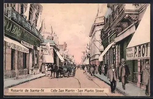 AK Rosario de Santa-Fé, Calle San Martin