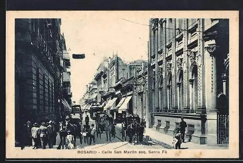 AK Rosario, Calle San Martin esq. Santa Fè