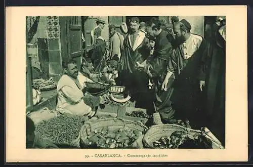AK Casablanca, Commercants israélites, jüdische Händler