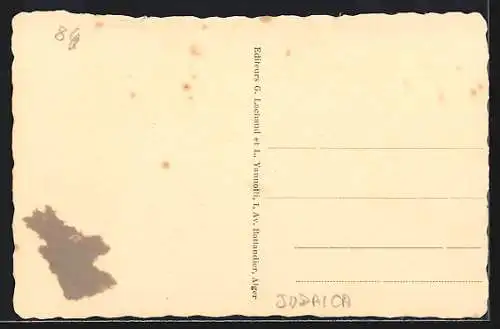 AK Vieil Alger, Tombeaux Juifs, jüdische Grabstätte