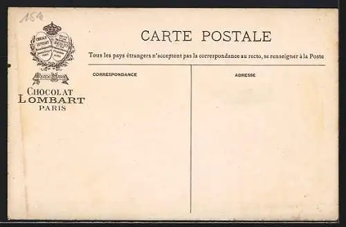 AK Chocolat Lombart Paris, God save the King, Britische Kinder