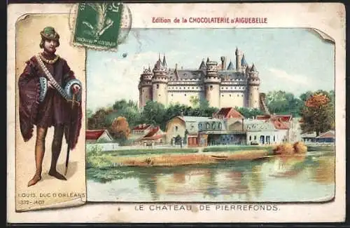 AK Pierrefonds, Le Chateau, Louis Duc D'Orléans