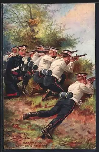 Künstler-AK Harry Payne: The Scots Guards