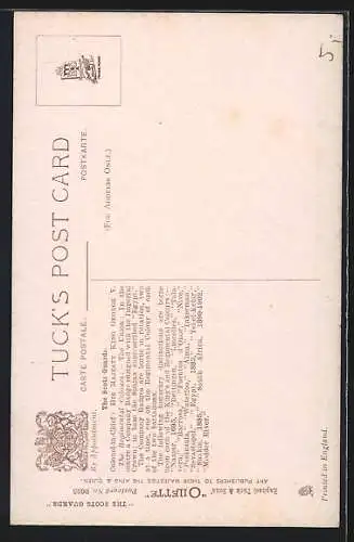 Künstler-AK Harry Payne: The Scots Guards