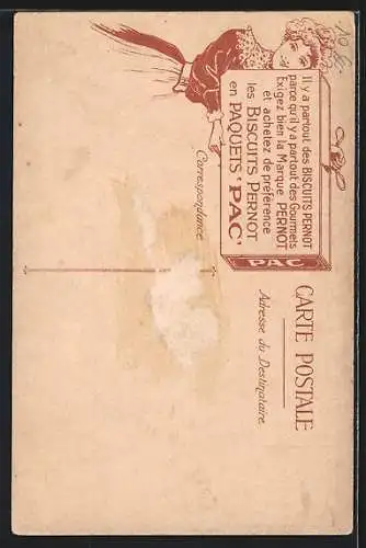 AK Chilienne, Collection des Biscuits Pernot, Kekse, Jugendstil