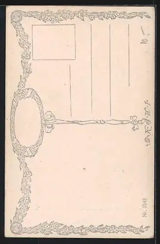 Künstler-AK Hedwig Wollner: Sadismus mit gequälter Frau