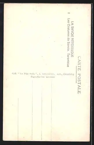 AK Portrait Frau in Tracht aus Tarentaise