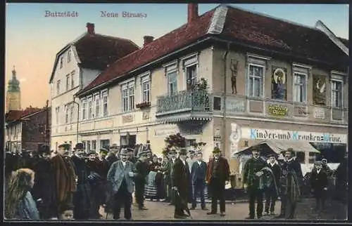 AK Buttstädt, Kinder- und Kranken-Weine, Neue Strasse