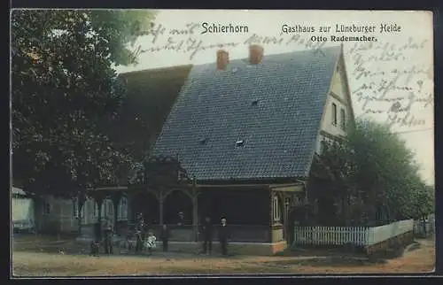 AK Schierhorn, Gasthaus zur Lüneburger Heide v. Otto Rademacher