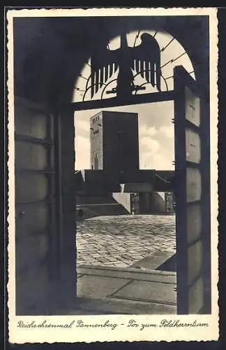 AK Tannenberg, Reichsehrenmal, Tor zum Feldherrenturm