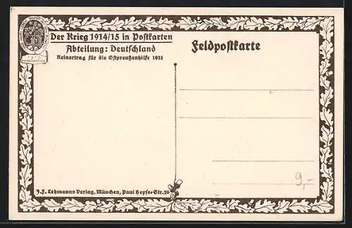 AK Hohenstein, Ortspartie mit Ruinen