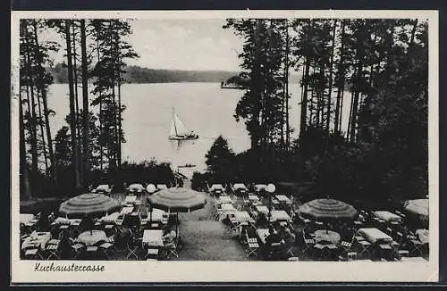 AK Niedersee, Terrasse des Kurhauses am Niedersee