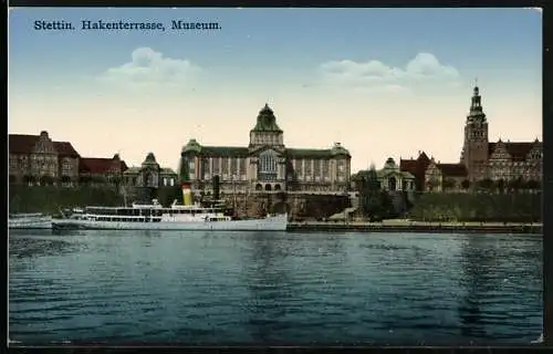 AK Stettin, Hakenterrasse, Museum