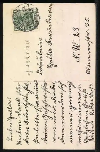 AK Kronprinz Wilhelm mit seinen Söhnen Wilhelm, Louis Ferdinand, Hubertus und Prinz Friedrich