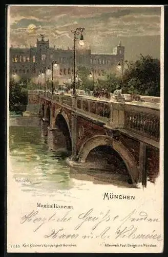 Lithographie München, Maximilianeum