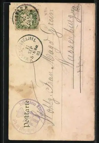 Lithographie Münchners Himmelfahrt!, Trinkerhumor