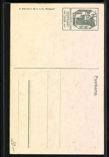 AK Stuttgart, Bauausstellung, Einfamilienhaus