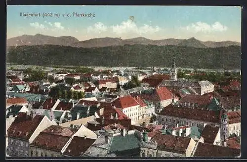 AK Klagenfurt, Teilansicht von der Pfarrkirche