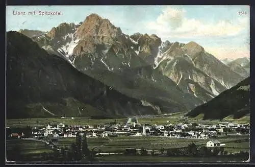 AK Lienz, Teilansicht mit Spitzkofel