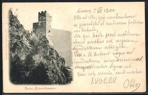 AK Landeck, Ruine Schroffenstein