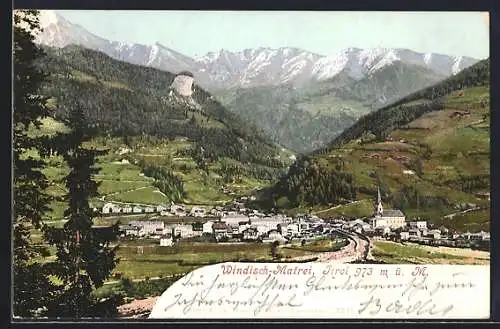 AK Windisch-Matrei, Teilansicht mit Kirche