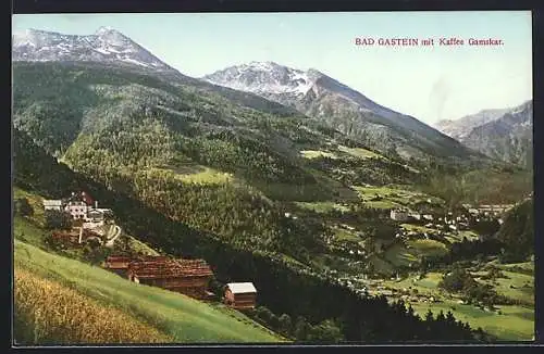 AK Bad Gastein, Teilansicht mit Cafe Gamskar