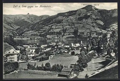 AK Zell am See., Totale mit Hundsstein
