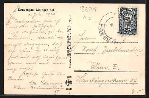 AK Marbach a. Donau, Ortsansicht