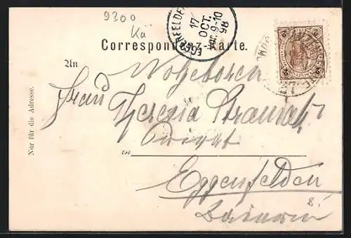 AK St. Veit a. d. Glan, Teilansicht mit Kirche