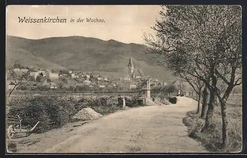 AK Weissenkirchen in der Wachau, Weg zur Kirche