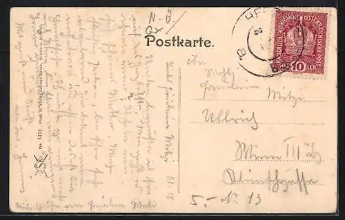 AK Weissenkirchen in der Wachau, Weg zur Kirche