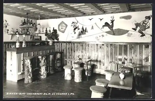 AK St. Johann im Pongau, Birken-Bar-Hahnbaum-Alm, Innenansicht