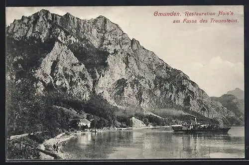 AK Gmunden, Restaurant Hois'n am Fusse des Traunsteins