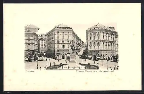 AK Genova, Piazza Corvetto e via Assarotti