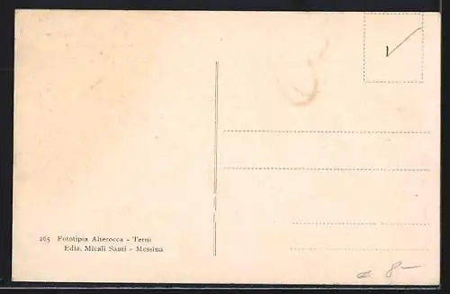 AK Messina, Prima del disastro del 28 dicembre 1908, Il Corso Vittorio Emanuele col Nettuno