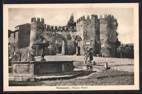 AK Genazzano, Piazza Roma